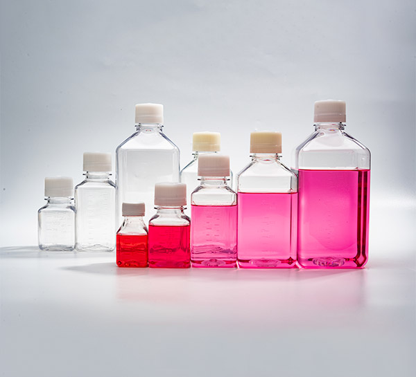Square Media Bottles